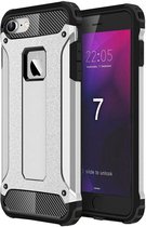 Apple iPhone SE (2020/2022) Hoesje Hybride Back Cover Zilver