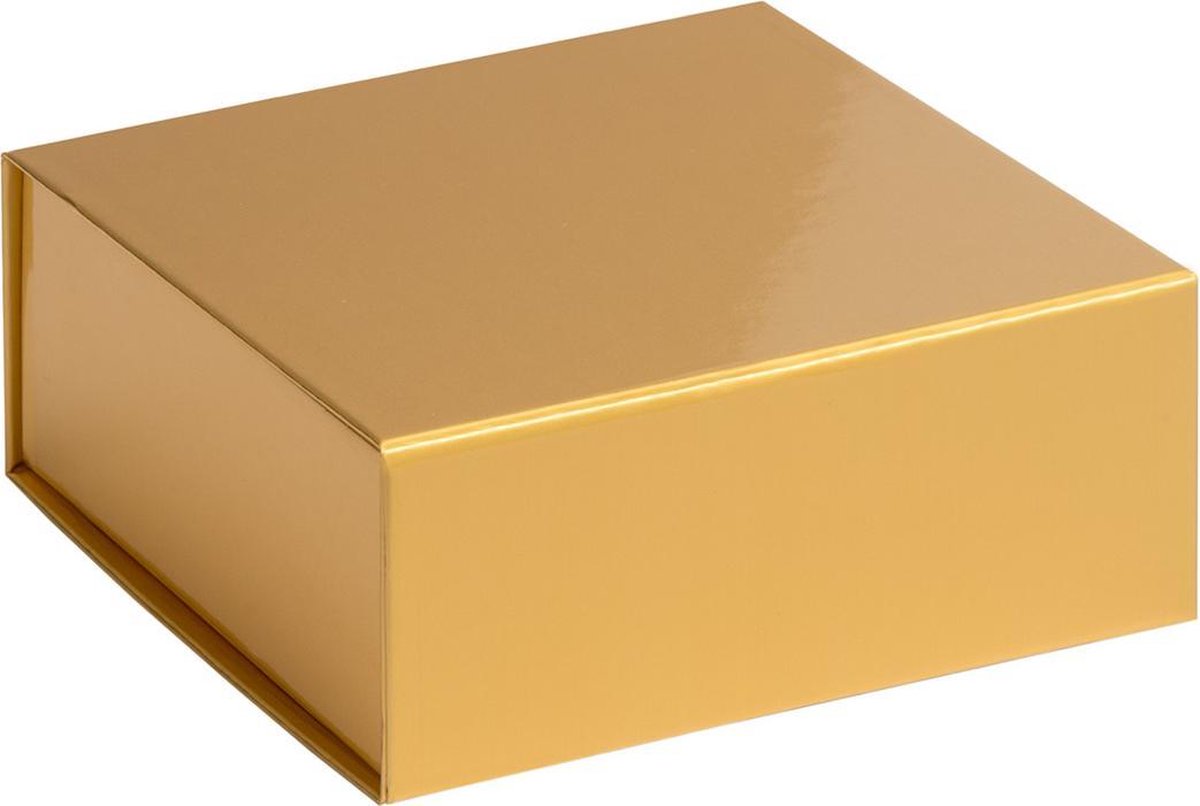 Geschenkdoos opbergdoos GOUD, 14x14,5x5,7cm (5 stuks)