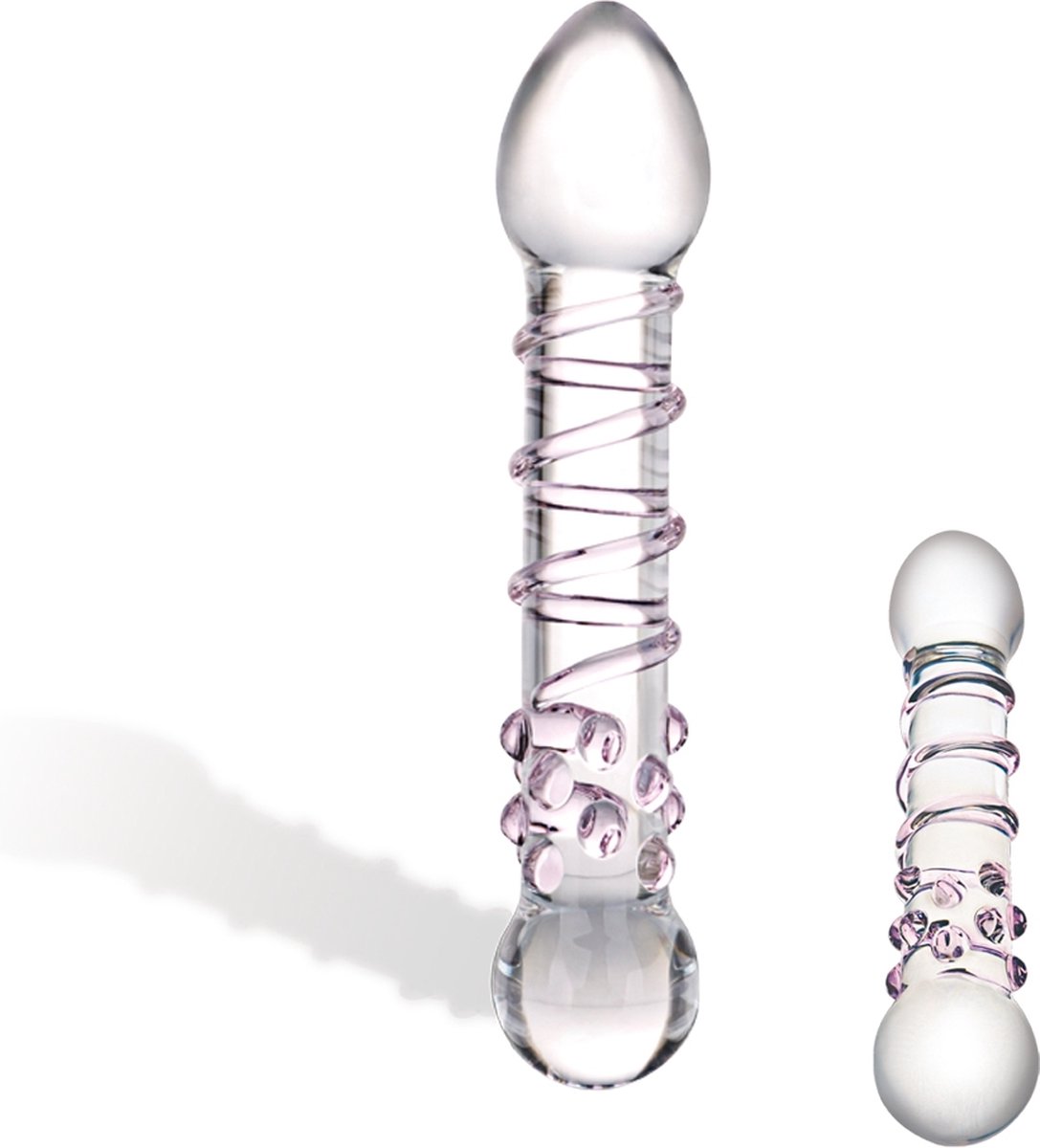 Goedkoopste Glas - Spiral Staircase Full Glazen - Dildo