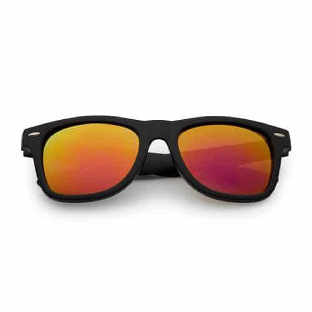 Freaky Glasses® – Classic Style - Festival Bril – Rave Zonnebril – Dames – Heren - Oranje Spiegellenzen