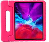 iPad Pro 11 2020/2021 Hoes Kinderen - Kids proof back cover - Draagbare tablet kinderhoes met handvat – Roze