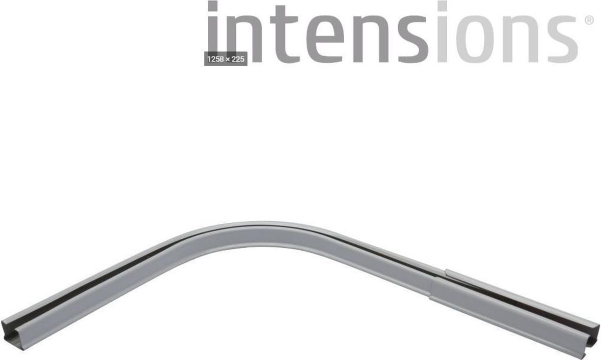 een vergoeding blad condoom Intensions Practical - gordijnrail bocht 90 graden - wit | bol.com
