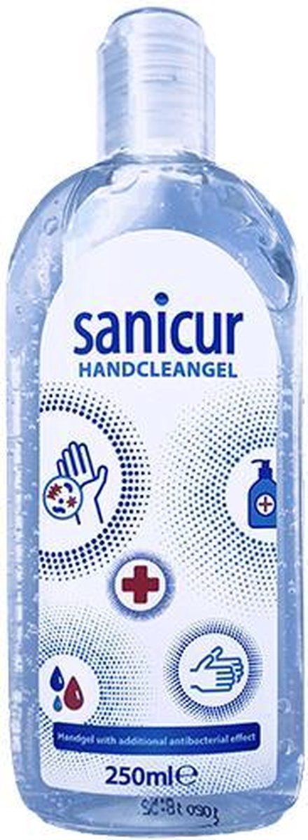 Goedkoopste Sanicur handcleangel met extra antibacterieel effect - 250ml