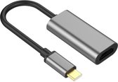 NÖRDIC USBC-N1193, USB-C naar HDMI adapter, Ultra HD 4K 60Hz, Aluminium, Space grey