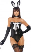 Voila Sexy Rabbit Costume - Black M/L