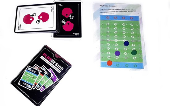 Thumbnail van een extra afbeelding van het spel Play Design - het American Football kaartspel