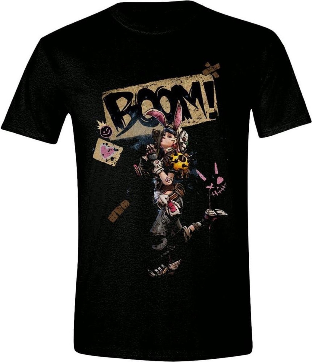 Borderlands 3 - Tiny Tina BOOM! Heren T-Shirt - Zwart - L