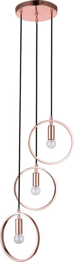 Dutch Lighting Collection Noordwijk Hanglamp - E14 - Metaal - Rose Goud |  bol