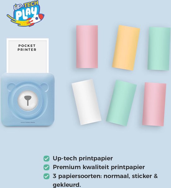 UP-Tech 6x Zelfklevend Print Papier - Memo - Stickerpapier - Wit | bol.com