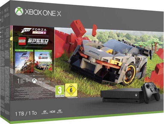 Xbox One X console 1 TB + Forza Horizon 4 + LEGO Speed Champions - Microsoft