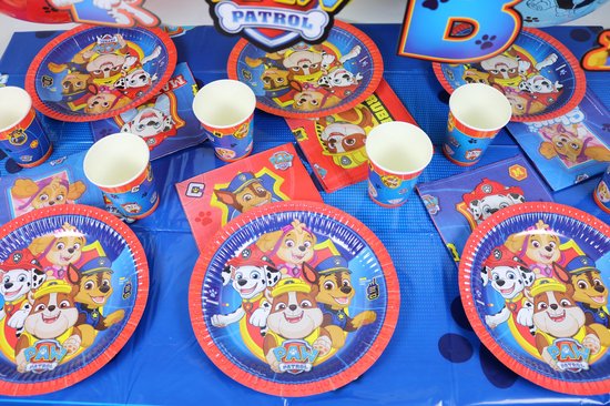 Paw Patrol Versiering voor Verjaardag met Paw Patrol Feestdecoratie |  Feestpakket 12... | bol.com