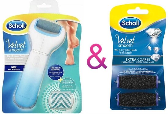 Scholl Velvet Smooth Pedi Elektronische 2 in 1 + Roller | bol.com