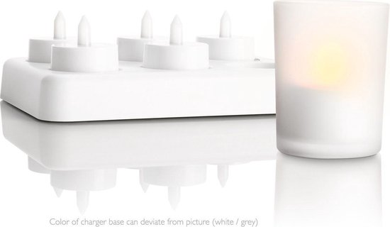 water Verlichting Metropolitan Philips Tealights 6912660PH - set van 6 - Wit | bol.com