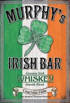 Wandbord - Murphy's Irish Bar -20x30cm-