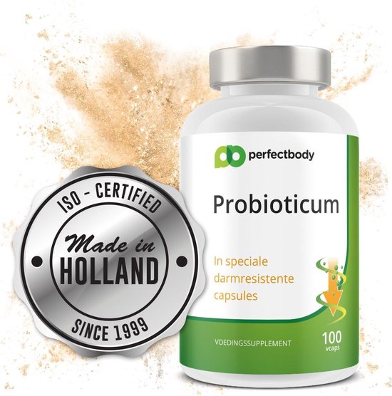 Probiotica Capsules - 100 Vcaps - PerfectBody.nl