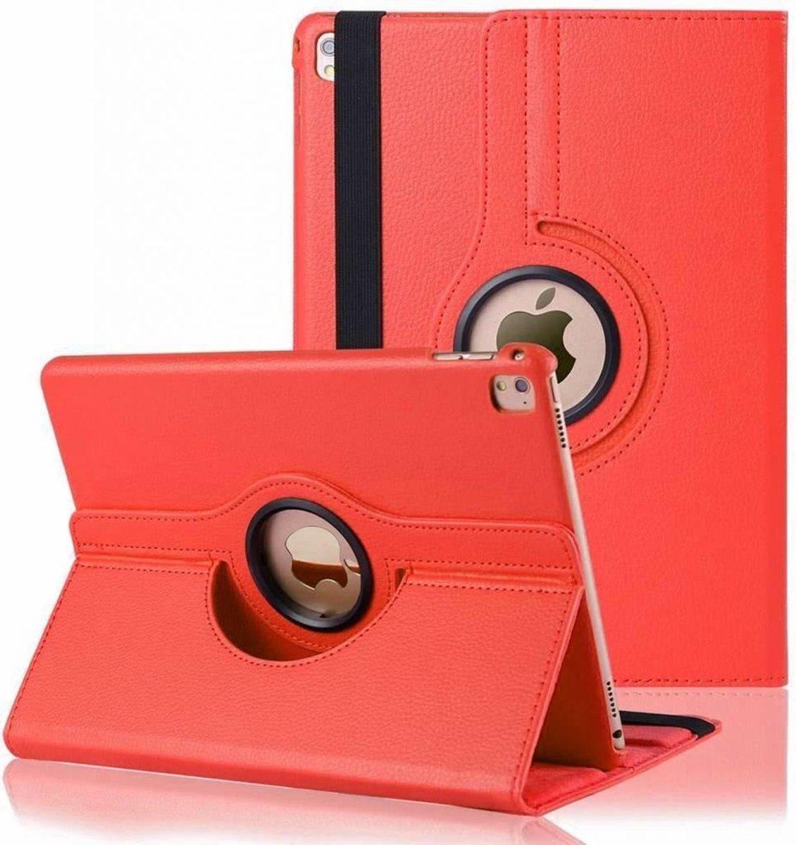 iPad Pro 9.7 inch Case met 360ᄚ draaistand cover hoesje - Rood