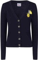 Dancing Days Cardigan -L- LEMON CARDI Blauw