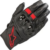 Alpinestars Celer V2 Black Red Fluo Motorcycle Gloves XL