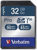 Verbatim SDHC UHS-3 geheugenkaart / 32GB