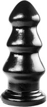 Dark crystal rimme butt plug black