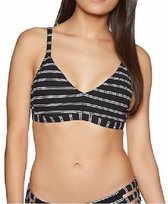 Seafolly Inka Stripe Tri Bra Black White - Zwart / Wit Gestreept Bikinitopje Dames - Maat 36 (S)