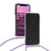 Telefoonhoes met koord voor Apple iPhone XR telefoontasje crossbody