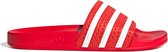 adidas Adilette  Slippers - Maat 43 - Unisex - rood/wit