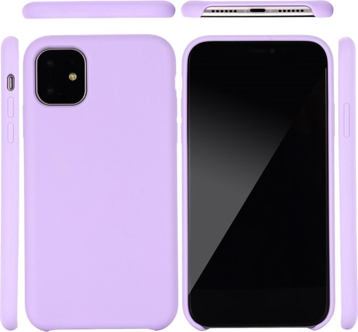Soft silicone hoesje voor IPhone 11 6.1 inch - paars