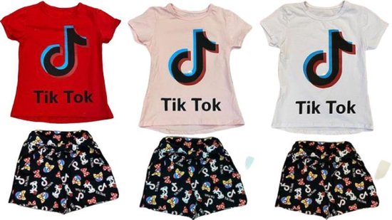 Tik Tok short zwart 158/164 | bol.com