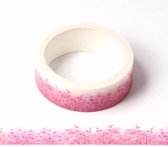 Washi tape met roze bloessembomen | 15mm x 5m