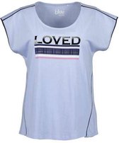 Blue Seven dames shirt blue print - maat S