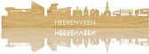 Skyline Heerenveen Eikenhout - 100 cm - Woondecoratie design - Wanddecoratie - WoodWideCities