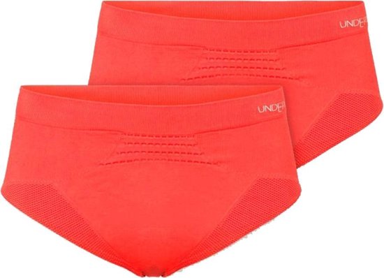 Underun Vrouwen Slip Duo Pack Oranje/Oranje - Hardloopondergoed - Sportondergoed