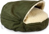 Snoozer Cozy Cave Large - Olive - Poly Cotton