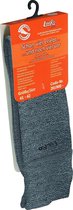 Lucro - DIabetes sokken grijs Unisex - maat 43-44