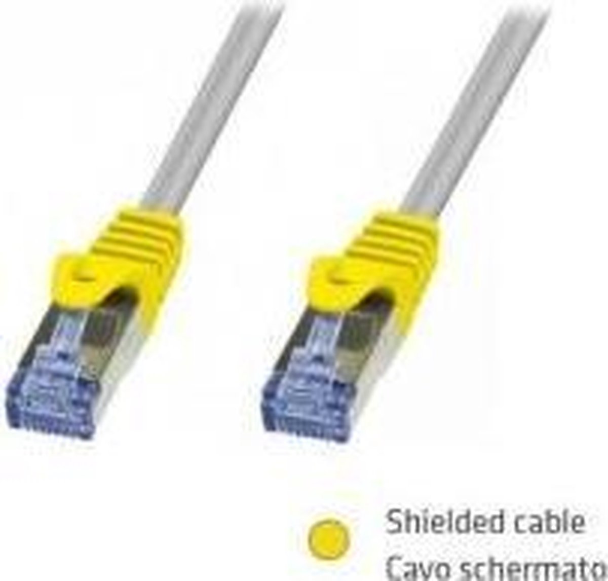 ADJ 310-00053 Networking cable, FTP, Cat5e, Screened, 0.5M, Grey, BLISTER