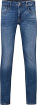 WE Fashion Heren regular fit jeans met lichte wassing - Maat W32 X L36
