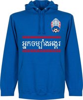 Cambodia Team Hoodie - Blauw - S