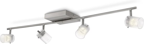 Philips myLiving Toile - Plafondlamp - 4 spots - LED - Wit
