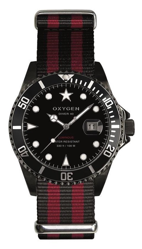 Oxygen Diver 40 Moby Dick horloge EX-D-MBB-40 | bol.com