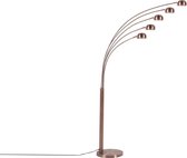 Beliani FLINDERS - Staande lamp - koper - metaal