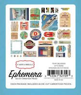 Carta Bella: Let's Cruise Ephemera  Frames & Tags (CBLC65021)