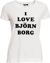 Bjorn Borg Signature'86 - Sportshirt - Dames - Wit - Maat XS