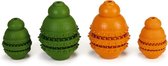 Beeztees Sumo Play Dental - Hondenspeelgoed - Rubber - Oranje - S