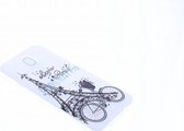 Eiffeltoren & Fiets Design TPU Hoesje Samsung Galaxy J7 (2017)