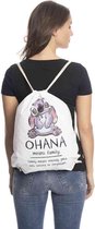 Lilo & Stitch Ohana Means Familiy Bag wit - onesize