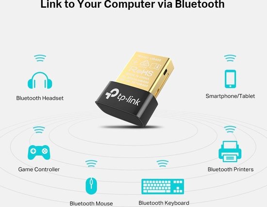 TP-Link UB400 - Bluetooth-adapter - USB - Bluetooth 4.0 - TP-Link