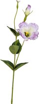 Viv! Home Luxuries Lisianthus - 2 stuks - zijden bloem - lila - topkwaliteit