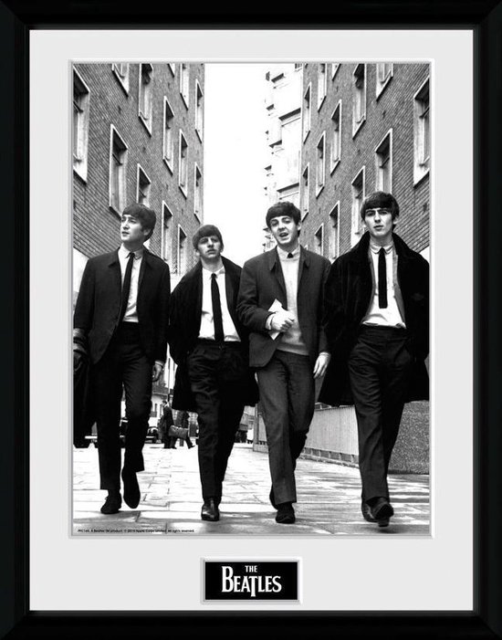 The Beatles In London Portrait Framed collector print met kader 30 x 40cm