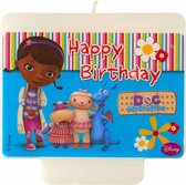 Doc Mcstuffins Kaars Happy Birthday 9cm